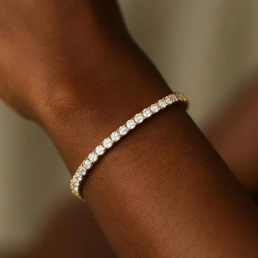 Zirkon Taşlı Su Yolu Xuping Bileklik