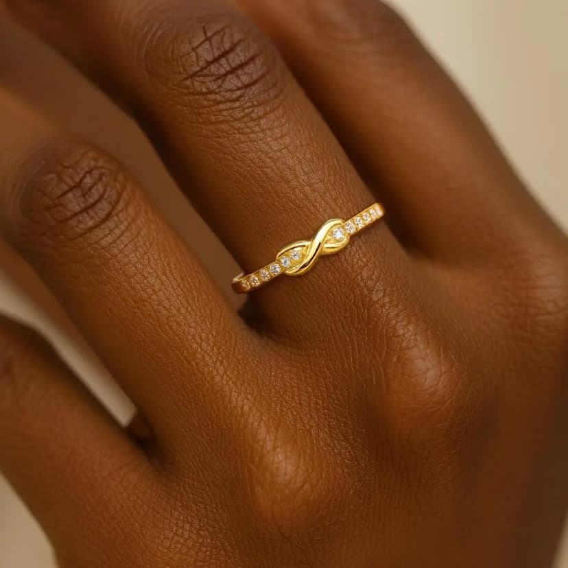 Sonsuzluk Motifli Xuping Kıkırdak