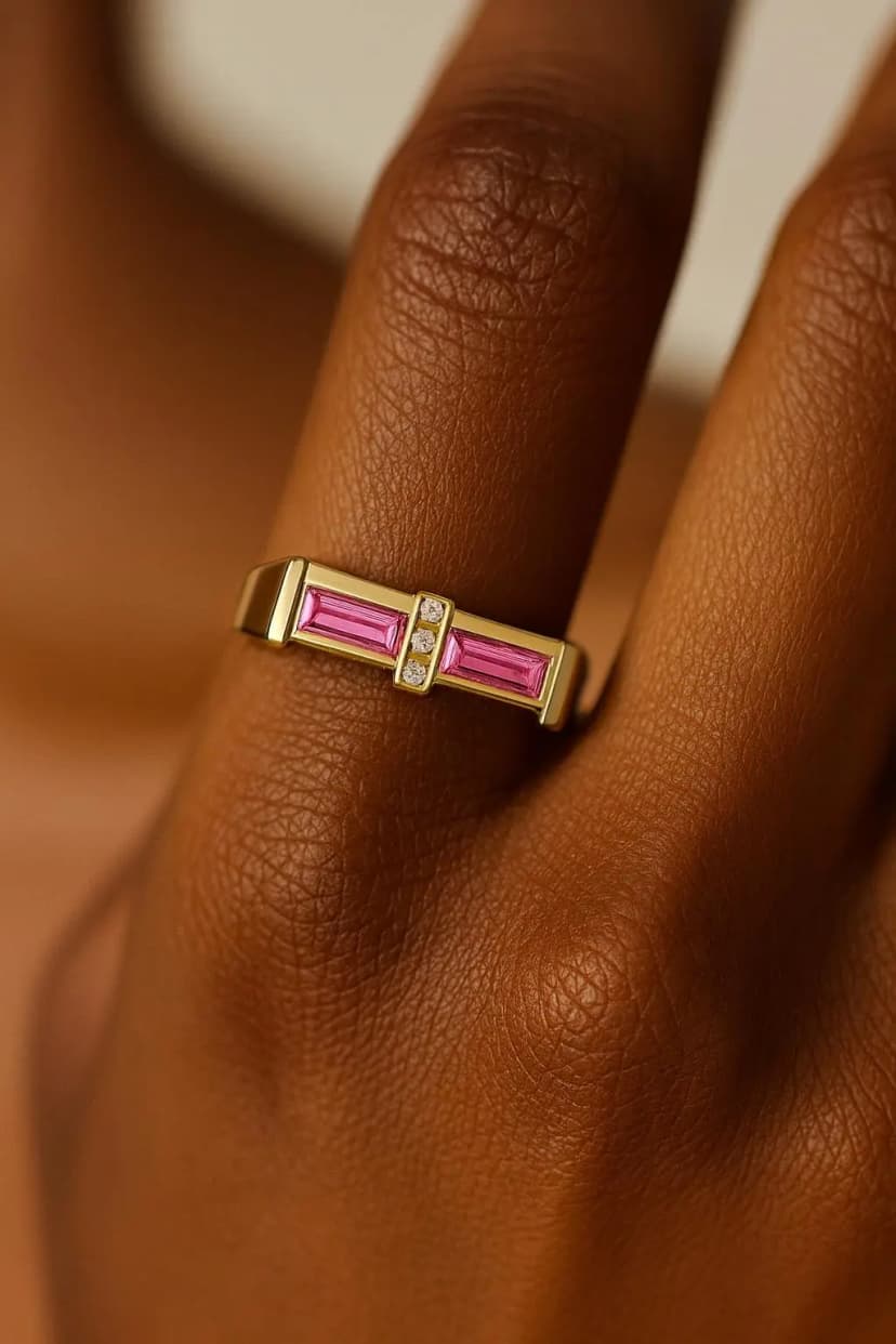 Baget Taşlı Açık Form Xuping Yüzük