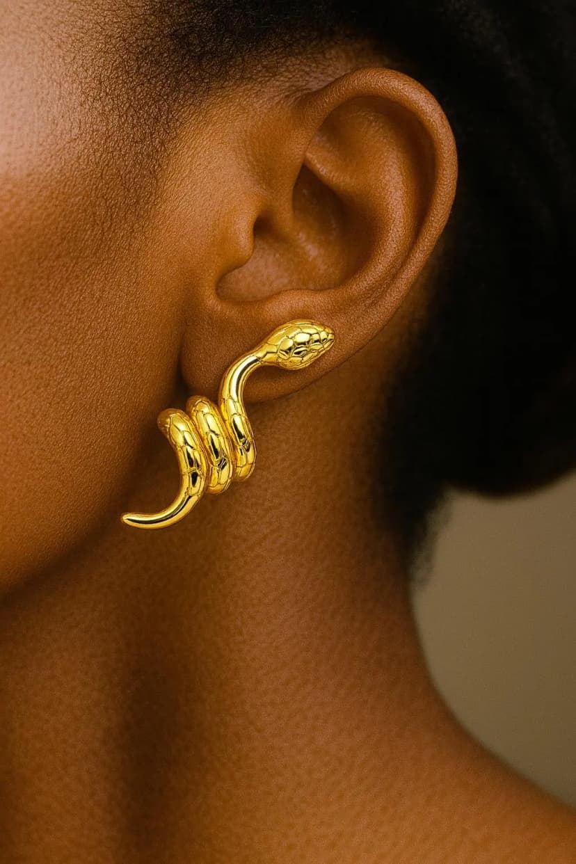 Yılan Formlu Xuping Küpe