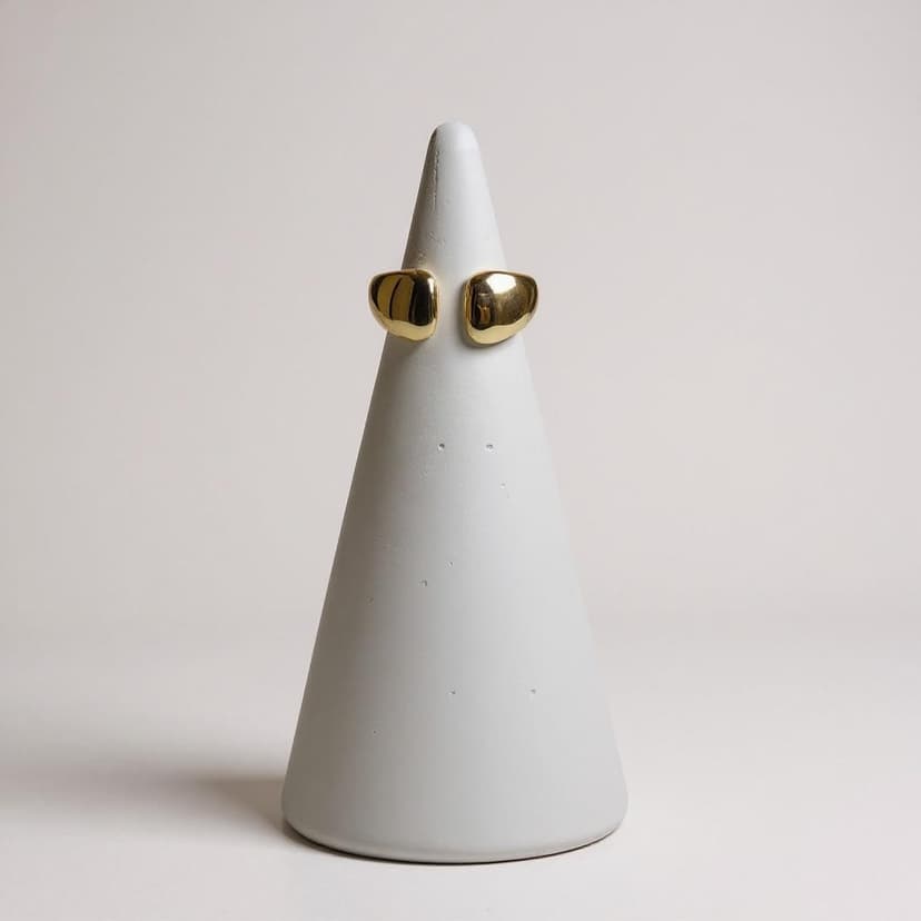 Gold Minimal Double Yüzük